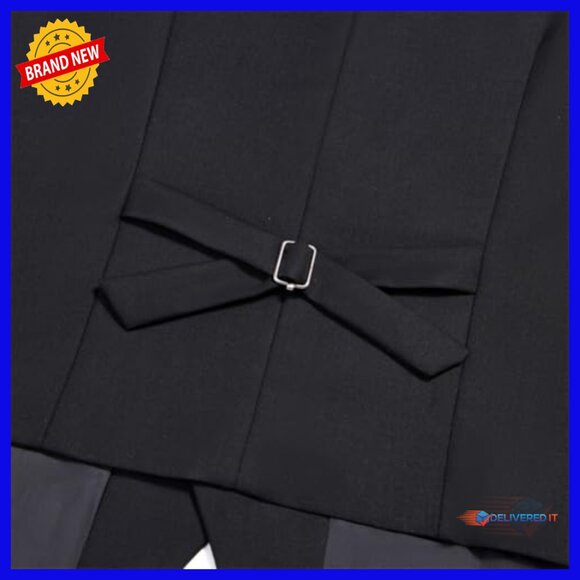 Women's 3-Piece Suit Set Blazer Pants Vest Business Professional Outfit - Picture 4 of 7